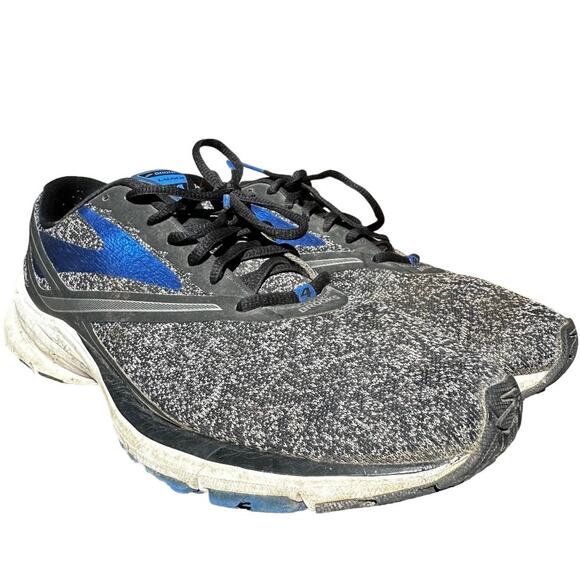 Brooks Launch 4 Running Shoes Lace Up Training Anthracite Black Blue 10.5 main image 6